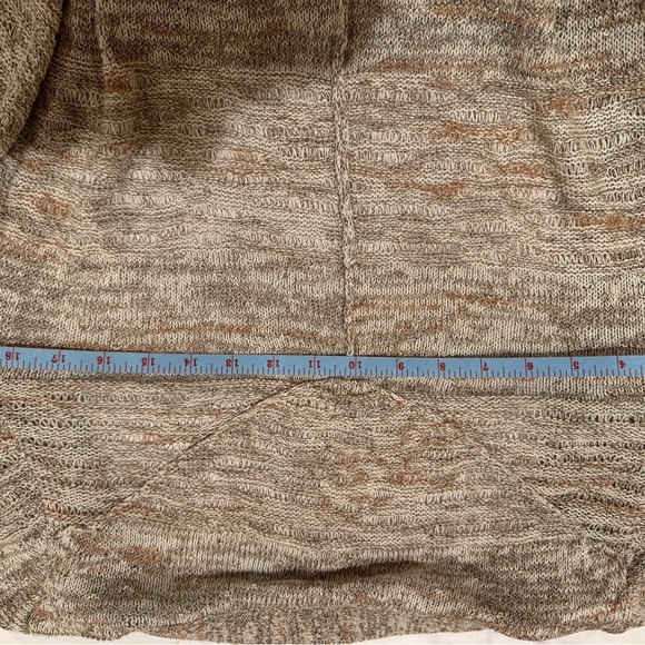 Free Peoplele long duster cardigann linen blend M - Picture 10 of 12